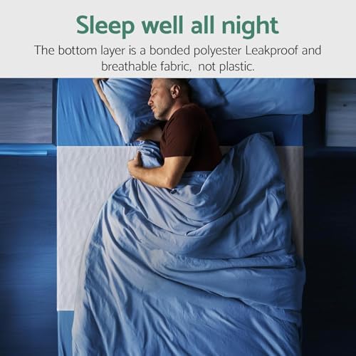 CoolShields Waterproof Bed Pads Incontinence 54" x 36" Washable Reusable - Image 6