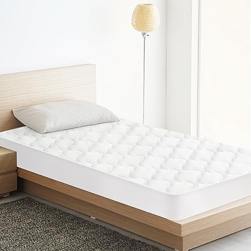 Twin Extra Long Mattress Protector Pad Waterproof Quilted, Breathable & Cooling - Image 5