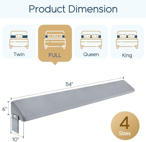 Homemate Full Size（54"x10"x6"） Bed Wedge Pillow - Image 7