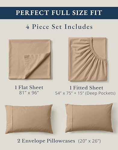 LANE LINEN 100% Organic Cotton Sheets Set, Pure Organic Cotton Long- Staple - Image 4