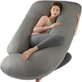 BATTOP Pregnancy Pillows for Sleeping- U Shaped Full Body Maternity Pillow by BATTOP