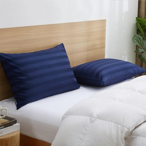 100% Cotton Zippered Pillow Protectors Queen Size - Image 2
