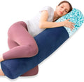 1 MIDDLE ONE Body Pillow, Memory Foam Round Body Pillows by 1MIDDLEONE