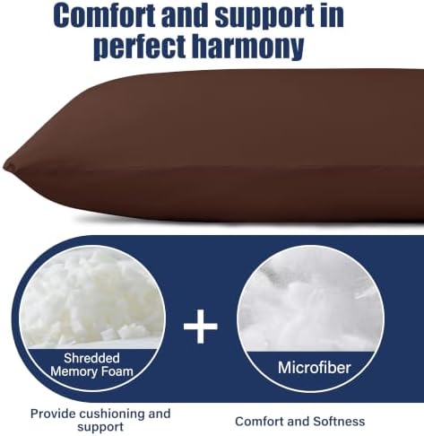 SHOUREN Large Body Pillow, Long Bed Pillow - Image 6