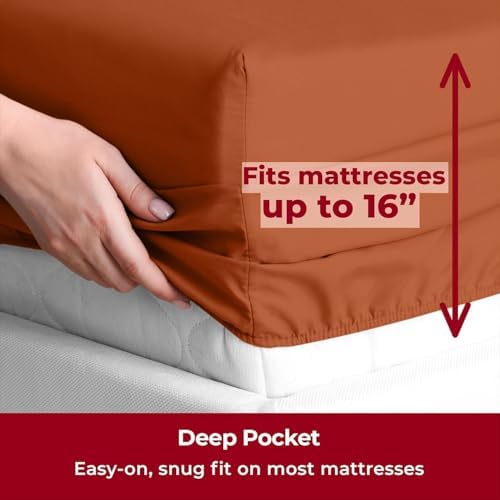 Mellanni Iconic 5-Piece, Ultra Soft Sheet Set - Image 5