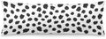 White and Black Spot Body Pillow Cover Pillowcase by Unknown