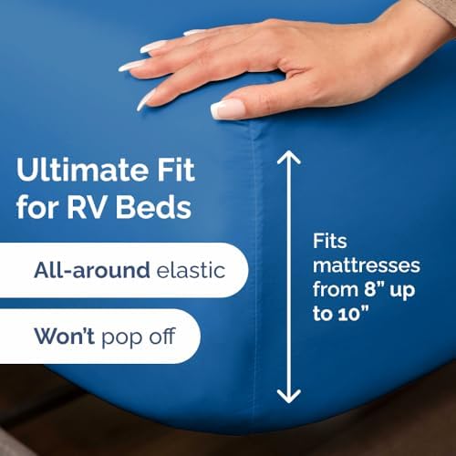 Short Queen Size 4 Piece Bed Sheet Set - Image 3