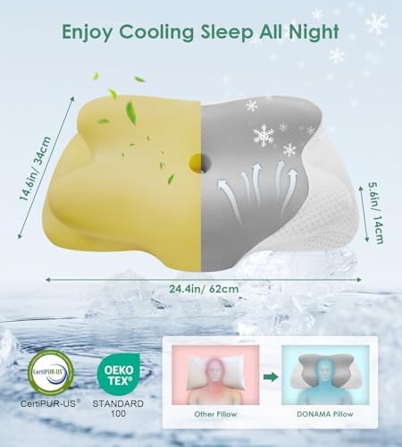 DONAMA Cervical Pillow Ergonomic Memory Foam Pillow - Image 3