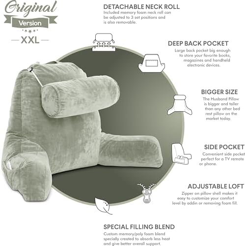 Husband Pillow XXL Reading Pillow - Image 5