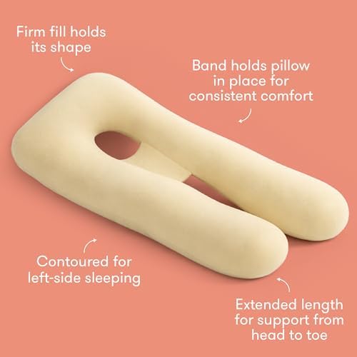 Frida Mom Full Body Support Cooling Pregnancy Pillow, Head-to-Toe Support - Image 4