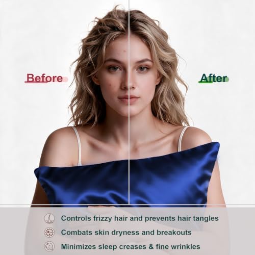 LYSHIN Silk Pillow Cases 2 Pack Standard Size - Image 4
