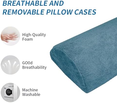 Sciatica Pain Relief Knee Back Sleeper Pillow Leg Wedge Pillows - Image 4