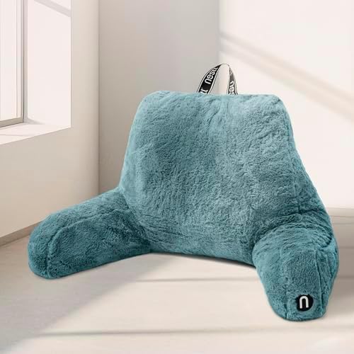 Nestl Fur Reading Pillow, Stylish Back Pillow by Nestl