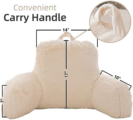 A Nice Night Ivory Reading Pillow - Image 2