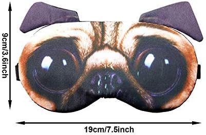 10 Pack Funny Blindfold for Party Game Sleep Masks, Animal Cat Dog Eye Mask - Image 2