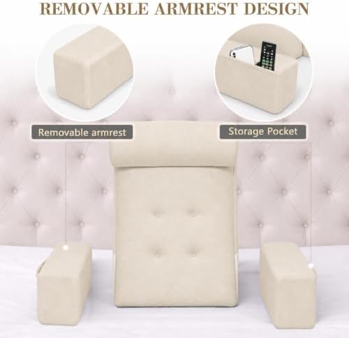 Reading Pillow for Sitting Up in Bed Backrest Pillow - Image 6
