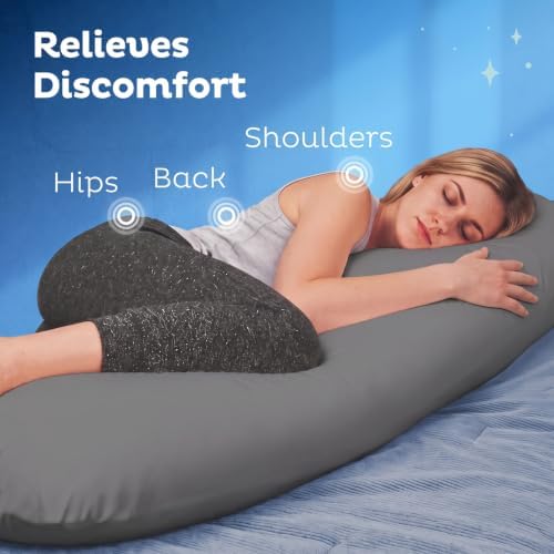 Snuggle-Pedic Body Pillow for Side Sleepers for Adults - Image 2