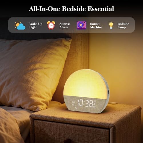 KEPLUG Sunrise Alarm Clock Sound Machine - Image 4