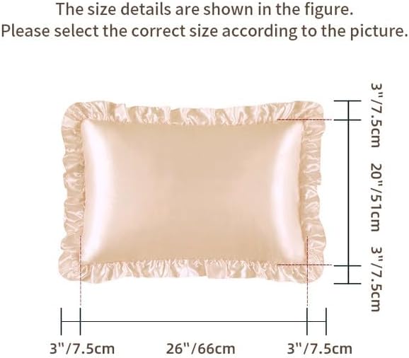 Silky Satin Ruffled Pillow Cases - Image 4