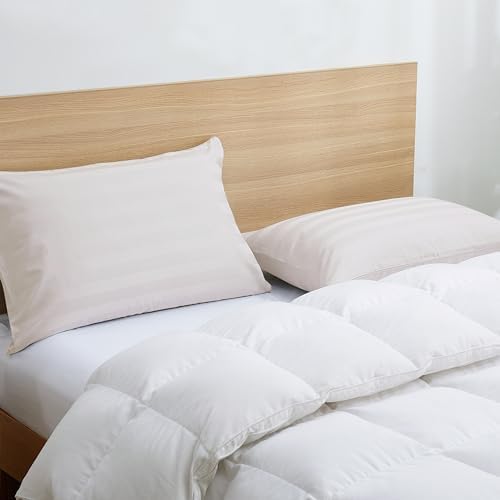 100% Cotton Zippered Pillow Protectors Queen Size - Image 2