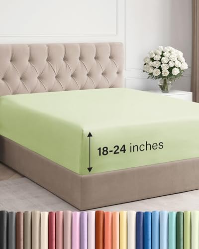 CGK Linens Extra Deep Cal King Fitted Sheet Only by CGKUnlimited