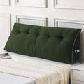 Sasttie Headboard Pillow Full, Wedge Pillow Headboard, Olive Green by SASTTIE