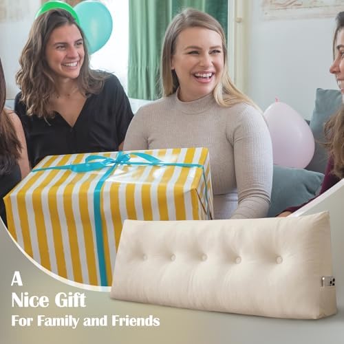 Dorm Headboard Pillows Twin XL, College Bed Wedge Pillow - Image 5
