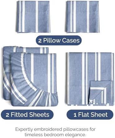 Split King Size 5 Piece Sheet Set - Image 2