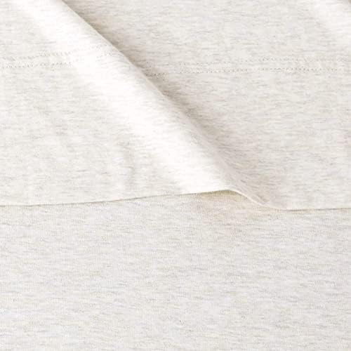 Amazon Basics 4 Piece Bed Sheets Set, 100% Cotton Jersey, Includes Super Soft - Image 5