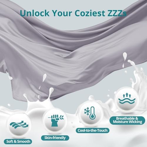 Cooling Pregnancy Pillows for Sleeping, Light Grey - Image 4