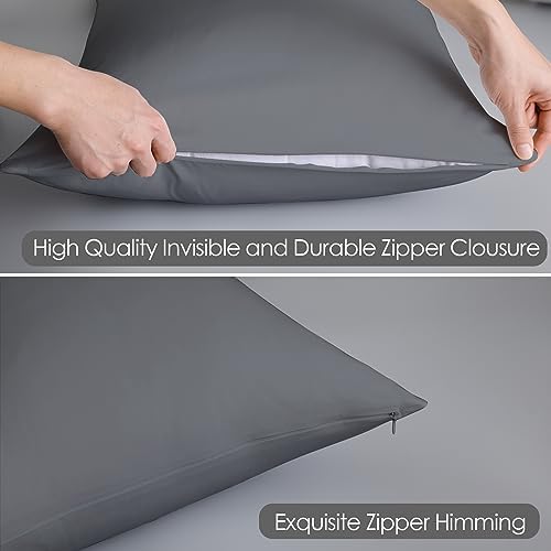 100% Egyptian Cotton King Size Pillow Protectors - Image 4