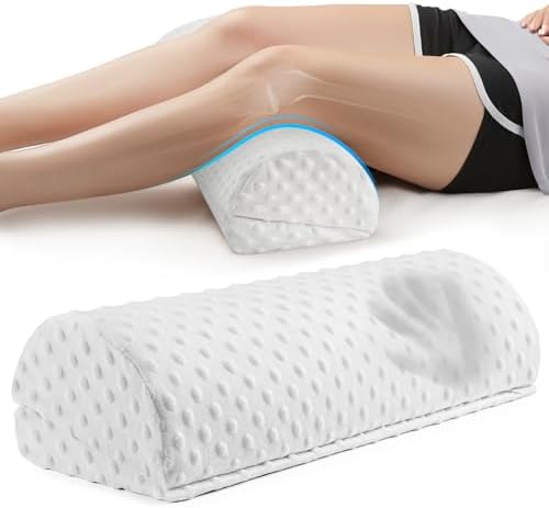 Half Moon Leg Bolster for Back Sleeping Relieve Lower Back, Knee Leg Stress by Anzhixiu