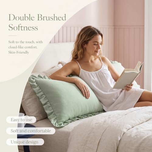 2 Pack Body Pillow Covers 20 x 54 Long Pillowcases - Image 4