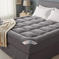 OLANLY Twin Bamboo Viscose Cooling Mattress Topper, Light Gray by OLANLY