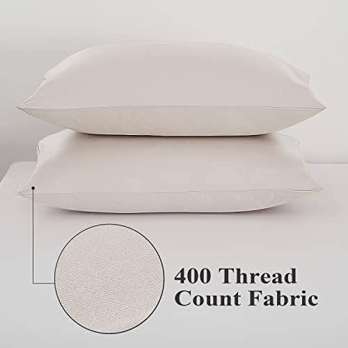 100% Egyptian Cotton Standard Size Pillow Protectors - Image 6