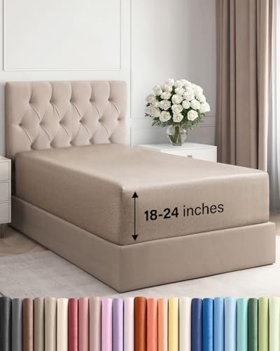 CGK Linens Deep Twin XL Fitted Sheet by CGKUnlimited