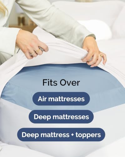 CGK Linens 2 Pack Extra Deep Twin XL Fitted Sheets - Image 7