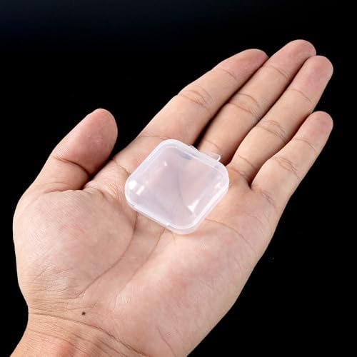 10Pcs Ear Plug Case, Mini Plastic Earplug Containers, Hinged Lids - Image 3