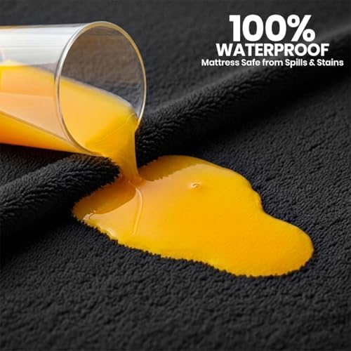 Waterproof Twin Size Mattress Protector fits Upto 15" Deep Pocket - Image 3