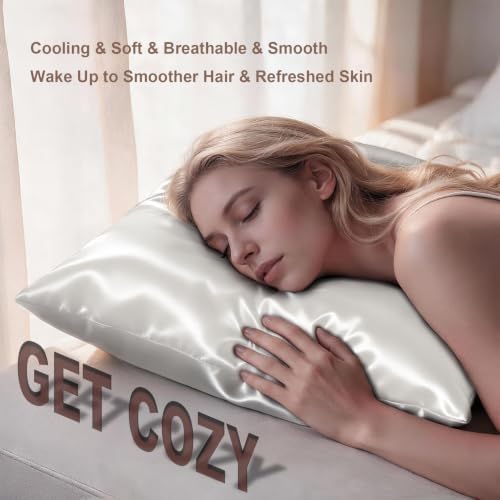 LYSHIN Silk Pillow Cases 2 Pack Standard Size - Image 5