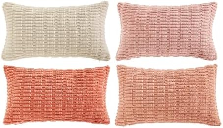 Fancy Homi 4 Packs Decorative Throw Pillow Covers - Image 6