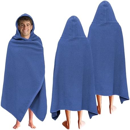 COTTON CRAFT Hooded Bath Towel for Adults – 2 Pack 100% Cotton Bath Sheet by COTTONCRAFT