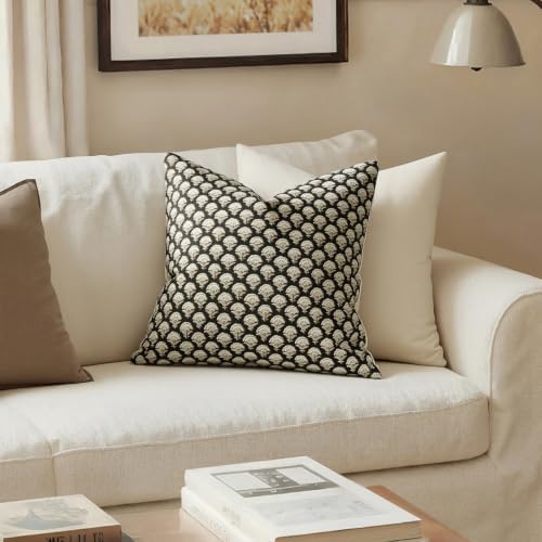 MIULEE Floral Print Decorative Euro Pillow Covers 22x22 - Image 2
