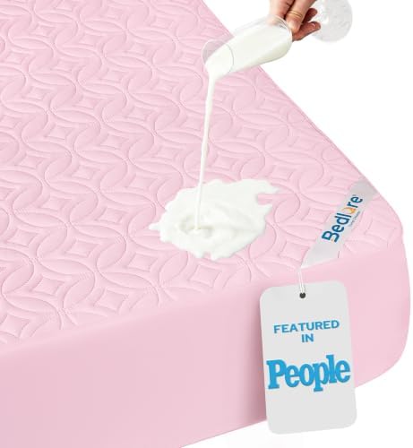 BEDLORE Waterproof Mattress Protector, Twin Size Mattress Pad by Bedlore