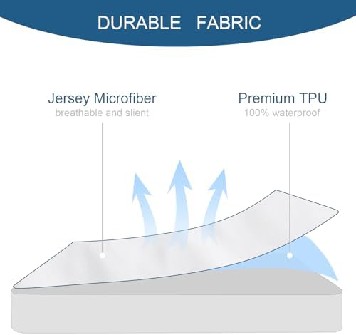 Queen Sofa Bed Mattress Protector Pad Cover Waterproof - Image 5