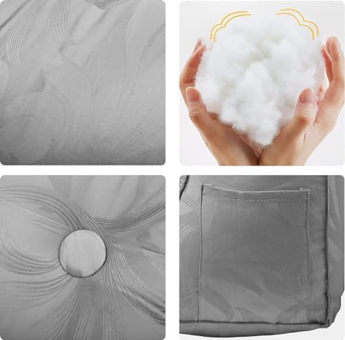 WOWMAX Headboard Pillow Full Dorm Reading & Body Pillow - Image 6