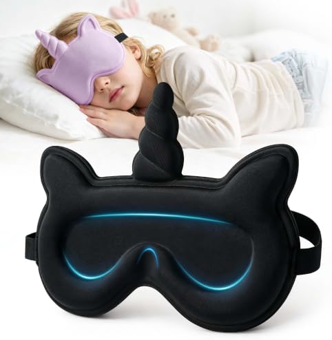 Kids Sleep Mask, Contoured 3D Sleeping Eye Mask by spacepower