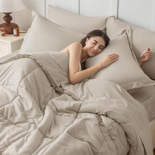 JOLLYVOGUE Full Comforter Set, Ultra-Soft Bed in a Bag Full Size 7 Pieces - Image 6