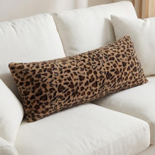 14x36 Cheetah Leopard Print Farmhouse Room Decor Long Lumbar Pillow Cover - Image 4