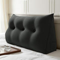 WOWMAX 80% Cotton & 20% Linen Blend Headboard Pillow – Twin Size Reading Wedge by WOWMAX